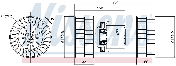 Nissens Kachelventilator 87190
