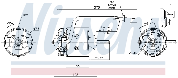 Nissens Kachelventilator 87195