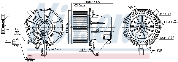 Nissens Kachelventilator 87215