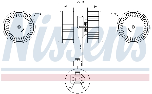 Nissens Kachelventilator 87238