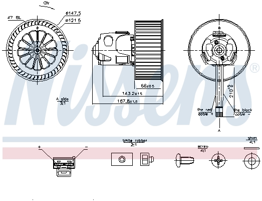 Nissens Kachelventilator 87240