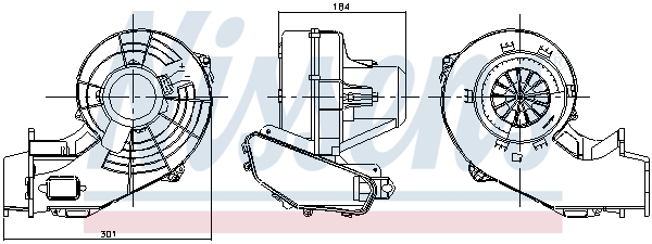 Nissens Kachelventilator 87247