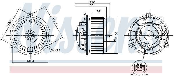 Nissens Kachelventilator 87249