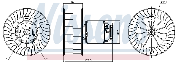 Nissens Kachelventilator 87253