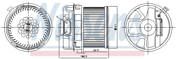 Nissens Kachelventilator 87260