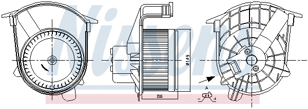 Nissens Kachelventilator 87262