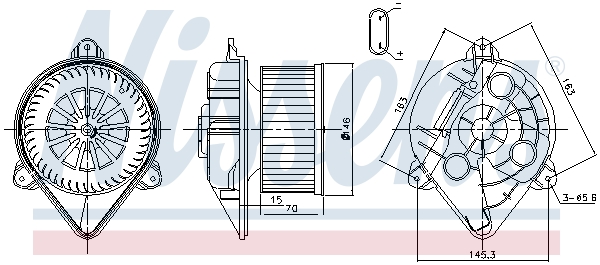 Nissens Kachelventilator 87265