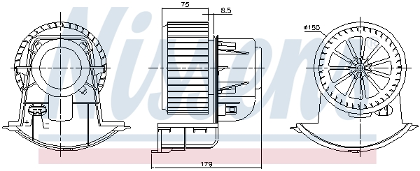 Nissens Kachelventilator 87272