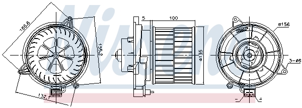 Nissens Kachelventilator 87311