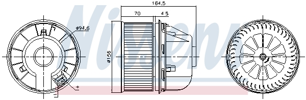 Nissens Kachelventilator 87313