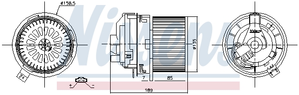 Nissens Kachelventilator 87360