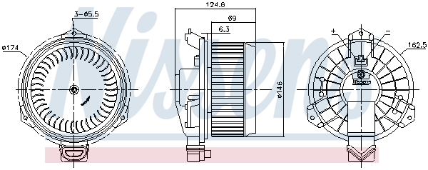 Nissens Kachelventilator 87365