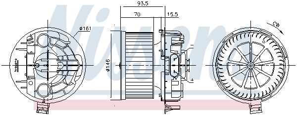 Nissens Kachelventilator 87383