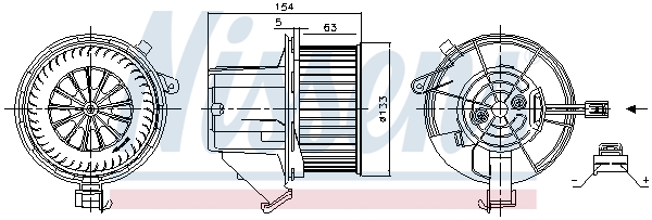 Nissens Kachelventilator 87391