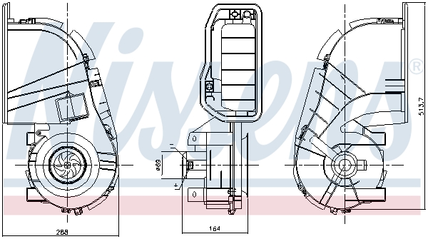 Nissens Kachelventilator 87394