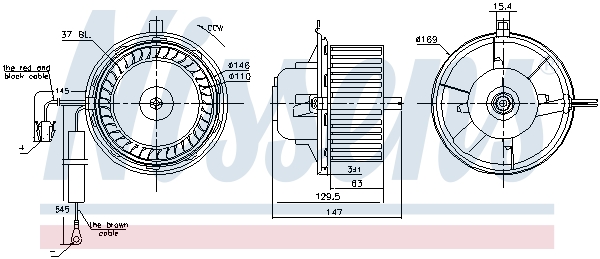 Nissens Kachelventilator 87404