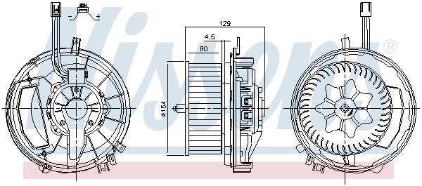 Nissens Kachelventilator 87425