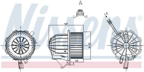 Nissens Kachelventilator 87428