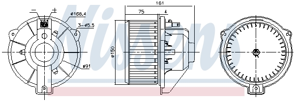 Nissens Kachelventilator 87429