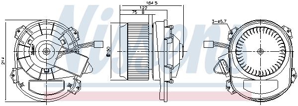 Nissens Kachelventilator 87430