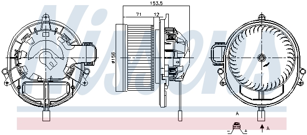 Nissens Kachelventilator 87431