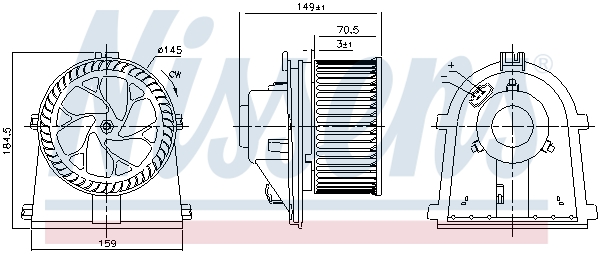 Nissens Kachelventilator 87437