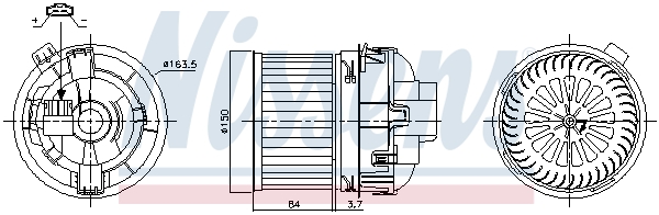 Nissens Kachelventilator 87468