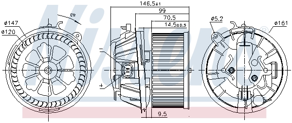 Nissens Kachelventilator 87481