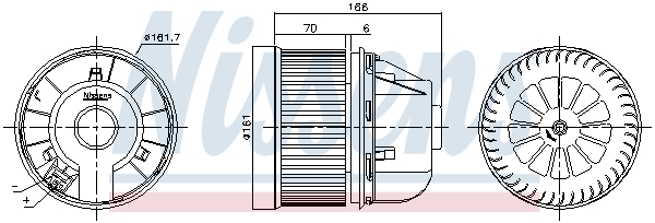 Nissens Kachelventilator 87490