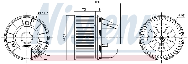 Nissens Kachelventilator 87491