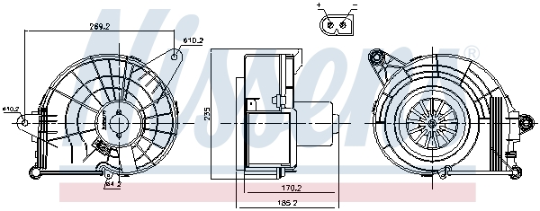 Nissens Kachelventilator 87500