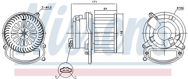 Nissens Kachelventilator 87506