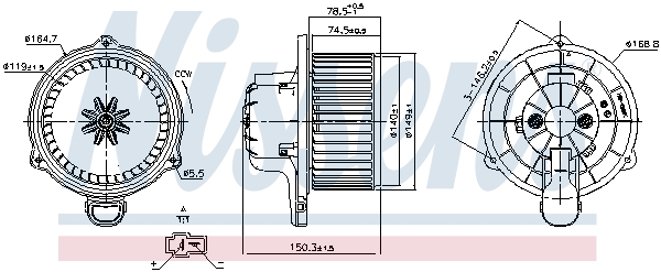 Nissens Interieurventilatie 87510