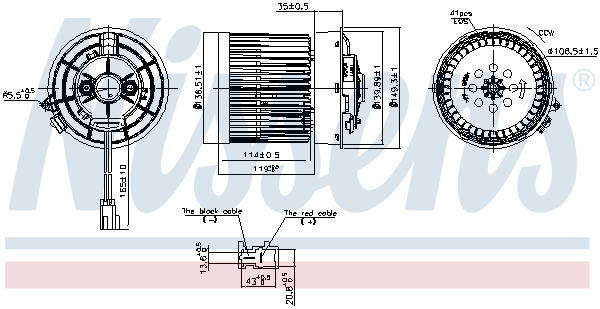 Nissens Interieurventilatie 87516