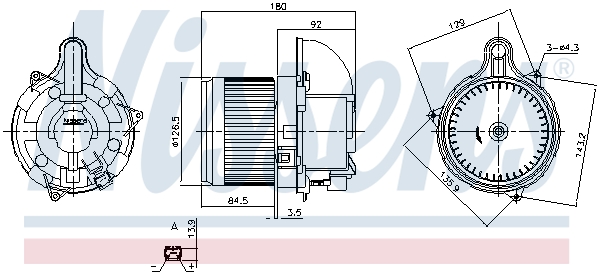 Nissens Interieurventilatie 87523
