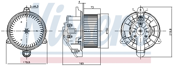 Nissens Kachelventilator 87536