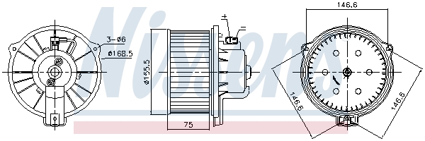 Nissens Kachelventilator 87538