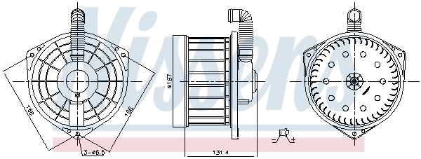 Nissens Kachelventilator 87550