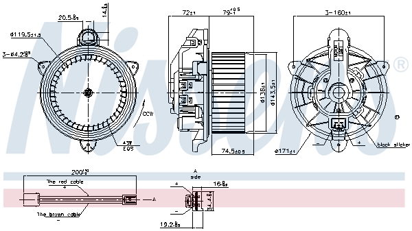 Nissens Interieurventilatie 87559