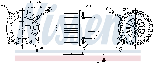 Nissens Interieurventilatie 87638