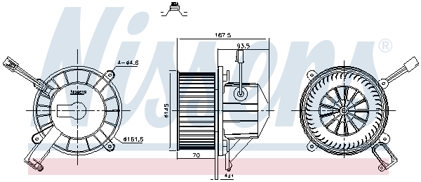 Nissens Interieurventilatie 87639