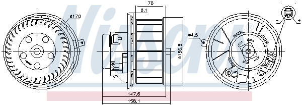 Nissens Interieurventilatie 87643