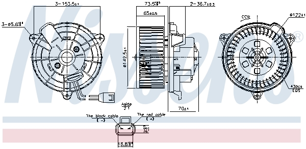 Nissens Interieurventilatie 87649