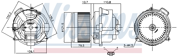 Nissens Interieurventilatie 87673
