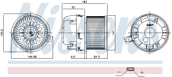 Nissens Interieurventilatie 87677