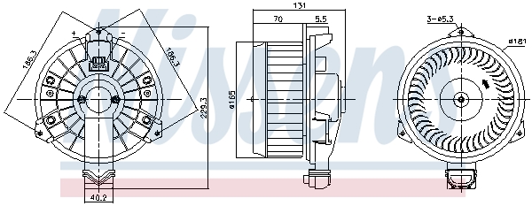 Nissens Interieurventilatie 87739