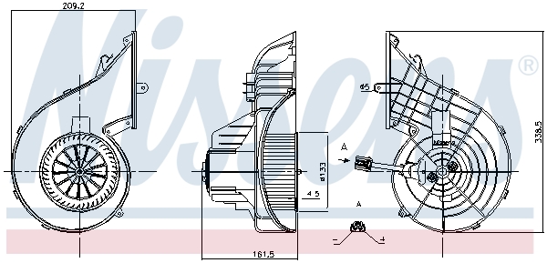 Nissens Kachelventilator 87751