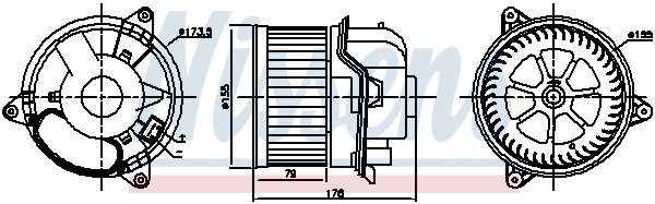 Nissens Kachelventilator 87784