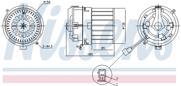 Nissens Kachelventilator 87791