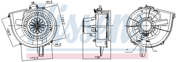 Nissens Kachelventilator 87812